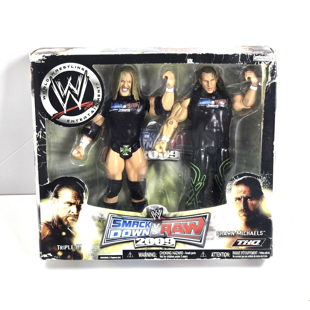 WWE Jakks Ruthless Aggression DX SmackDown vs Raw Exclusive Triple H & HBK